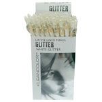 Klean Color Long White Glitter Pencil with Sharpener in Display