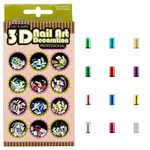 KleanColor 3D Prism Beam Nail Decoration in Assorted Colors