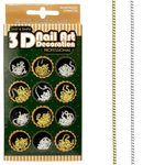 KleanColor 3D Linked-Up Nail Decoration in Assorted Colors