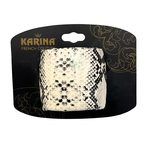 Karina French Couture Hair Elastic with Faux Snake Skin Accessory Attached
