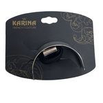 Karina French Couture Hair Elastic with Silver Metal Piece Attached