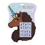 Afro Unicorn 20 Pack Press On Nails with Assorted Designs