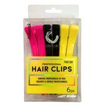 Colortrak 6 Pack Professional Hair Clips in Multiple Colors