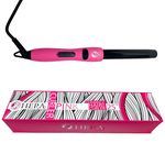 Hera 25mm Ceramic Hair Curling Iron in Pink