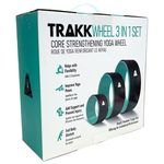 TRAKK 3 in 1 Set Back Stretching Core Strength Yoga Wheels