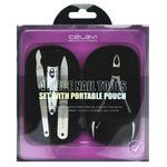 Celavi Professional 4 Piece Nail Tools Set with Carrying Case