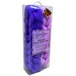 Jessica Simpson 2 Pack Braided Mesh Exfoliating Body Scrubbers in Purple