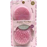 Jessica Simpson 3 in 1 Foot Care Scrubber Mat in Pink