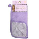 Jessica Simpson Set of 3 Dual Sided Washcloths in Purple