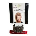 Mia Beauty Tony Pony Gunmetal Grey Ponytail Cuff