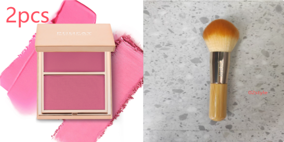 PHOFAY Double-Take Cream & Powder Blush Duo (Option: 1PCS-Set5)