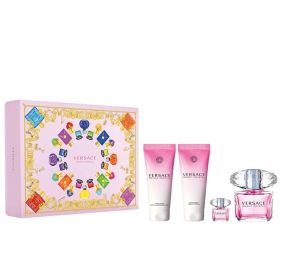 Versace Bright Crystal EDT Spray For Women (variant: 4 PC Set V 3.4 oz/BL 3.4 oz/BSG 3.4 oz/BeautyCase)