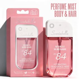 4 Scents Travel-Size Body & Hair Fragrance Mist (1.5 fl oz) - Long-Lasting Fruity & Floral Fragrance for Women, Dates & Gifts (89923: 89923-seville serenade)